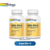 VITAMIN C FOR IMMUNE SUPPORT - Solaray Supa Bio-C [Twin pack] - 2x120 Capsules