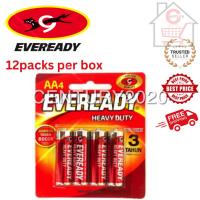 EVEREADY AAA/AA Battery Heavy Duty R03 AAA/AA Battery 1012 BP4 12packs/box