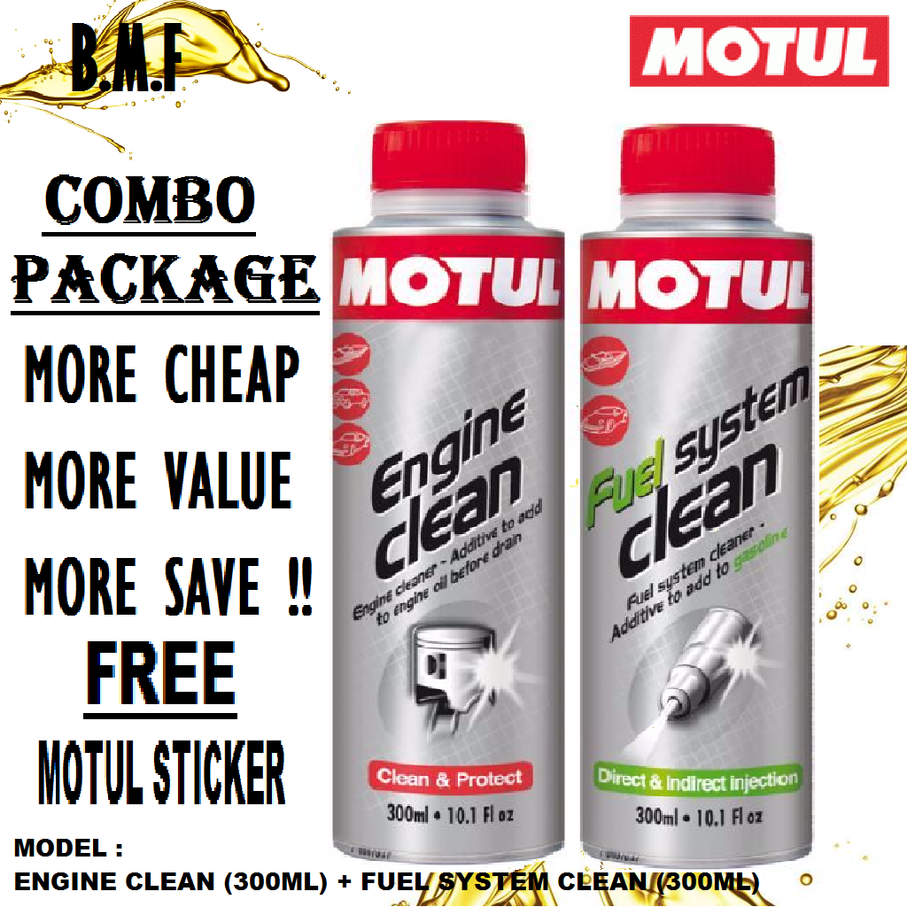 MOTUL ENGINE CLEAN 300ML AND FUEL SYSTEM CLEAN 300ML Price, Reviews