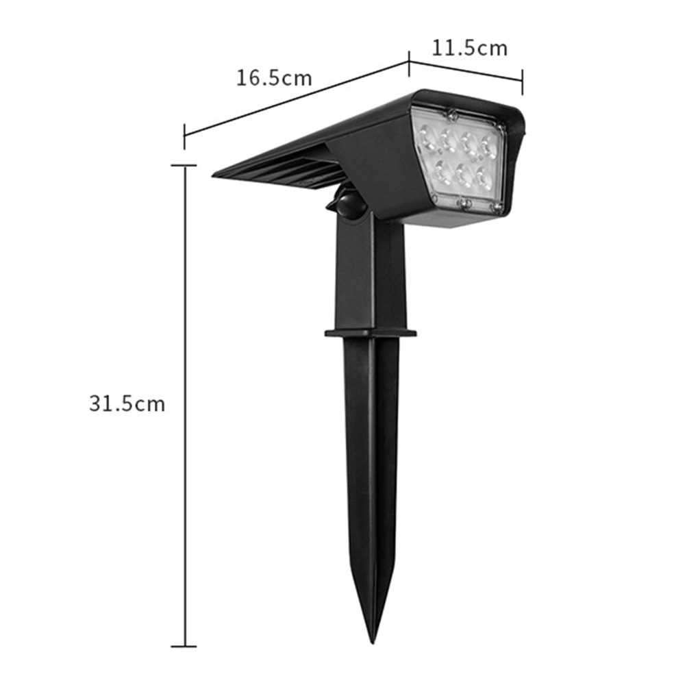 Solar Ground Inserted Lamp Lamp Outdoor Decorative Light IP65 360 Free ...