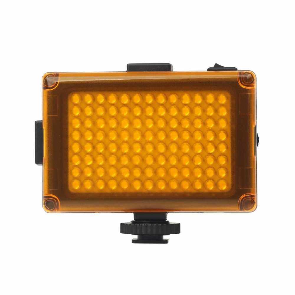 Mini On-camera LED Video Light Bi-color 3200K/5600K 0-100% Stepless Dimmable 1800LM Ra97+ 104 Lamp Beads Cold Shoe Expansion (Standard)