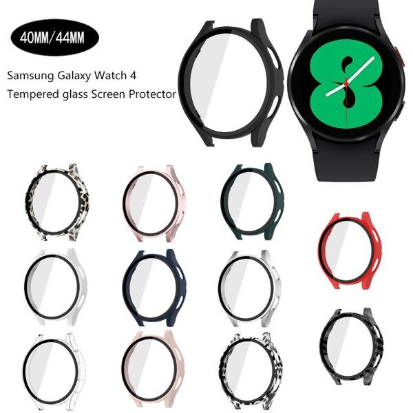 Ốp Bảo Vệ Che Phủ Toàn Diện + Bảo Vệ Màn Hình Cho Galaxy Watch 4 Mặt Kính + Ốp Cho Samsung Galaxy Watch 4 Vỏ 44Mm 40Mm