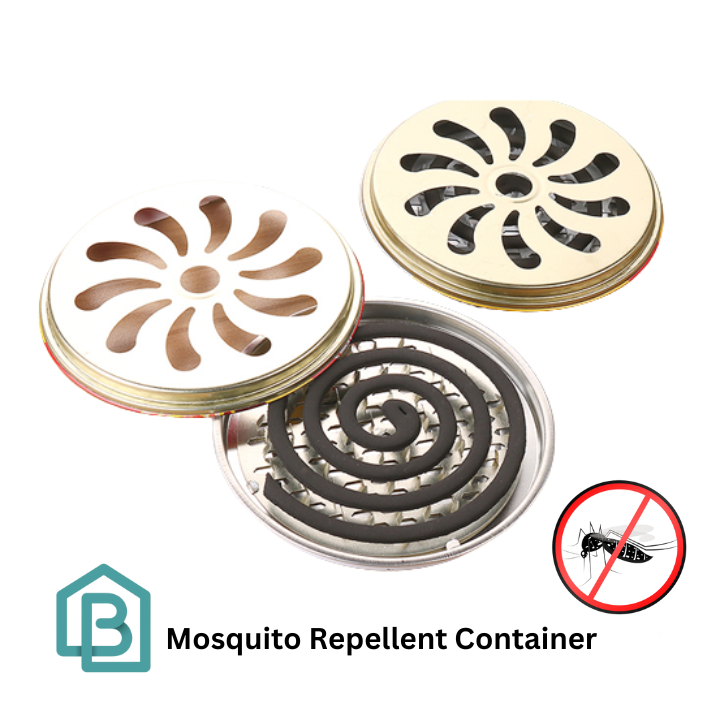 Mosquito Repellent Container Coil Tray With Cover Bekas Ubat Nyamuk Bertudung Mosquito Coil Holder Coil Box 蚊香盒带盖子