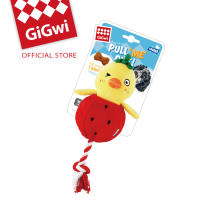 GiGwi Pull ‘Me’ Out Plush Hidden Dog Toy with Squeaker（Chick/Fox/Raccoon）