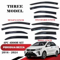 Car Door Visor Window Cover Mugen Move Air Press Sun Visor Mirror Cover Sun Shade Perodua Proton Myvi Axia Alza Viva Bezza Saga VVT Preve Exora X50 Persona Waja Wira Saga Blm Kancil Kembara Kening Tingkap Kereta