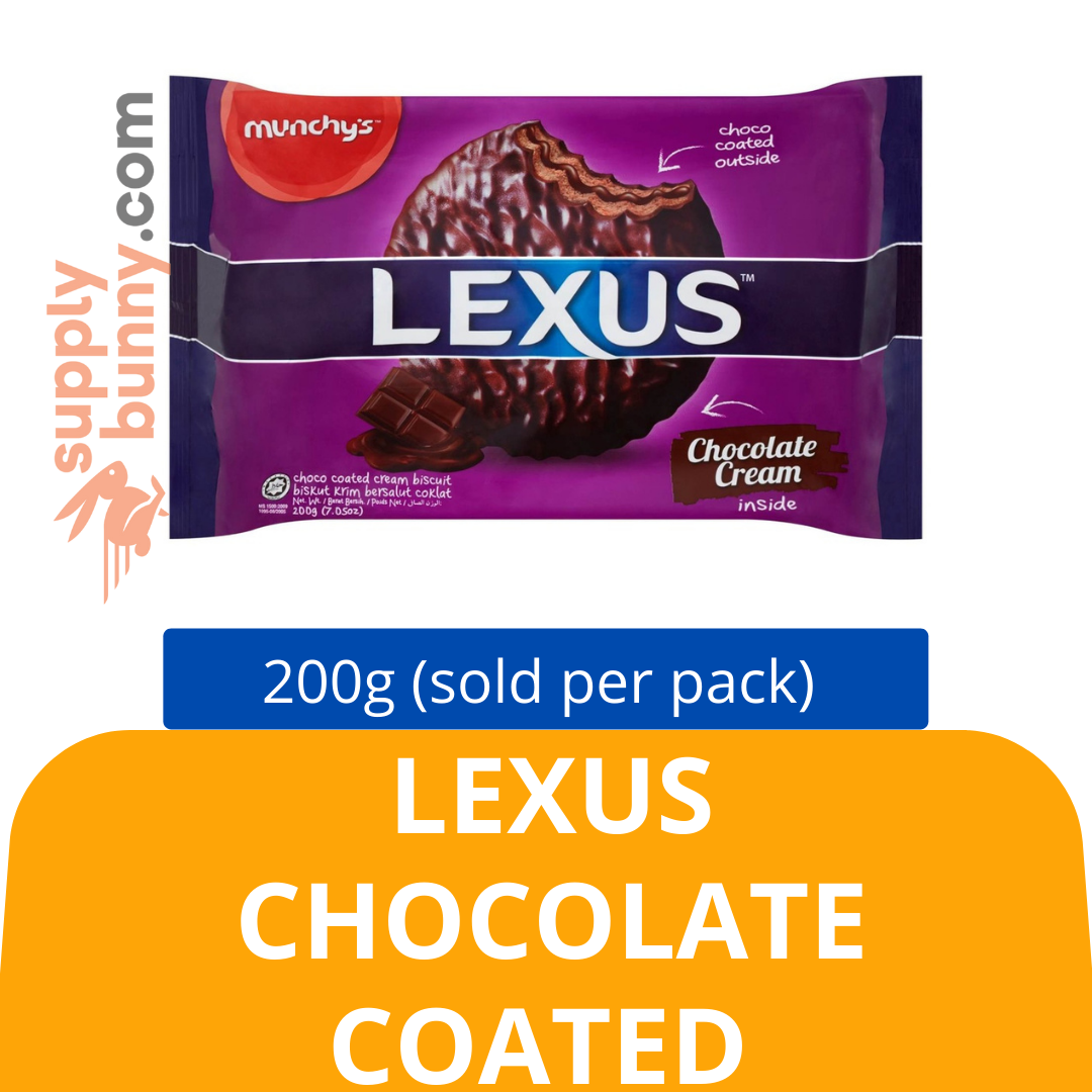 Lexus – Chocolated Coated 200g (sold per pack) 香浓巧克力饼干 PJ Grocer Biskut Lexus Coklat Bersalut