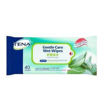 Tena Gentle Care Wet Wipes pH 5-6 40s