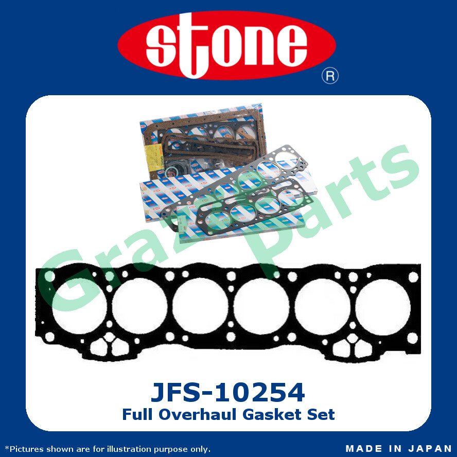 Stone 100% Made In Japan Full Overhaul Gasket Set JFS-10254 for Toyota Cressida GX81 2.0 24V TC DOHC