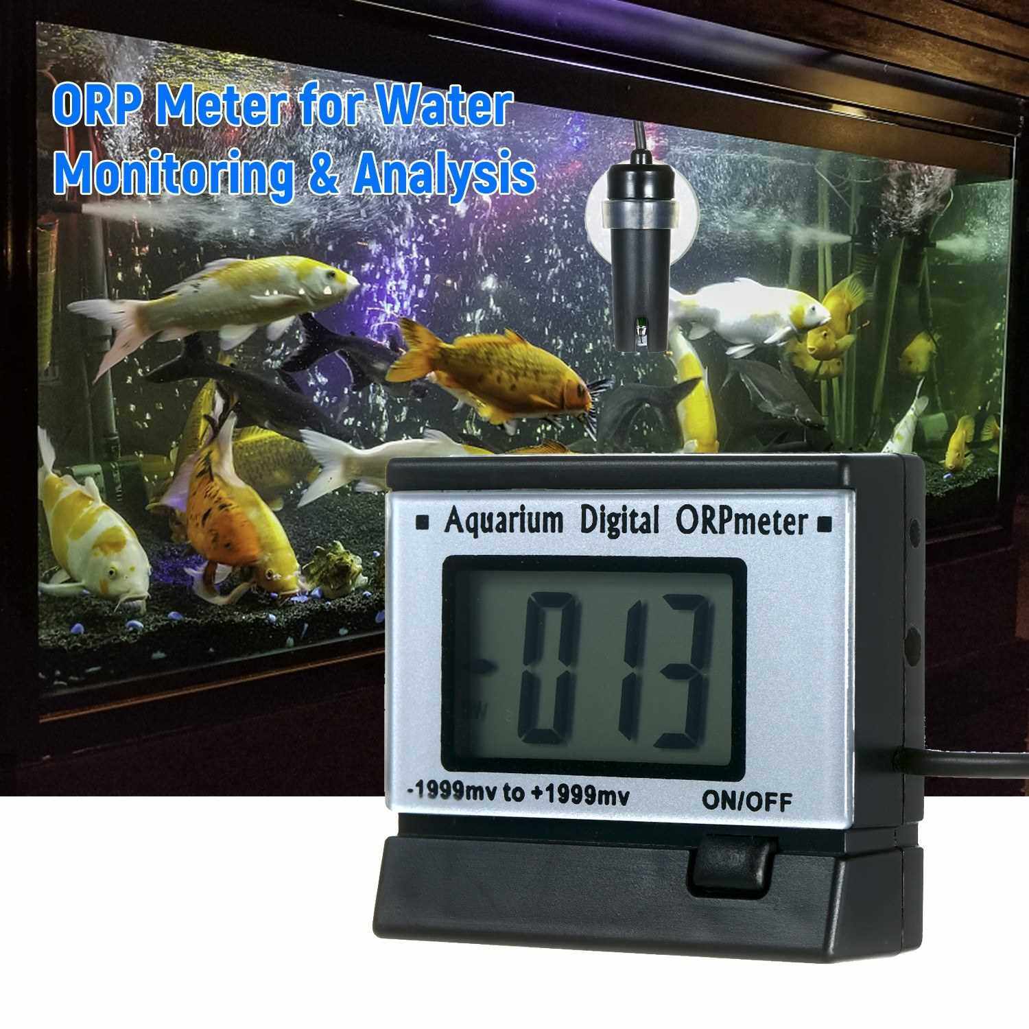 Aquarium Digital ORP Oxidation Reduction Potential Monitor Mini Online ...