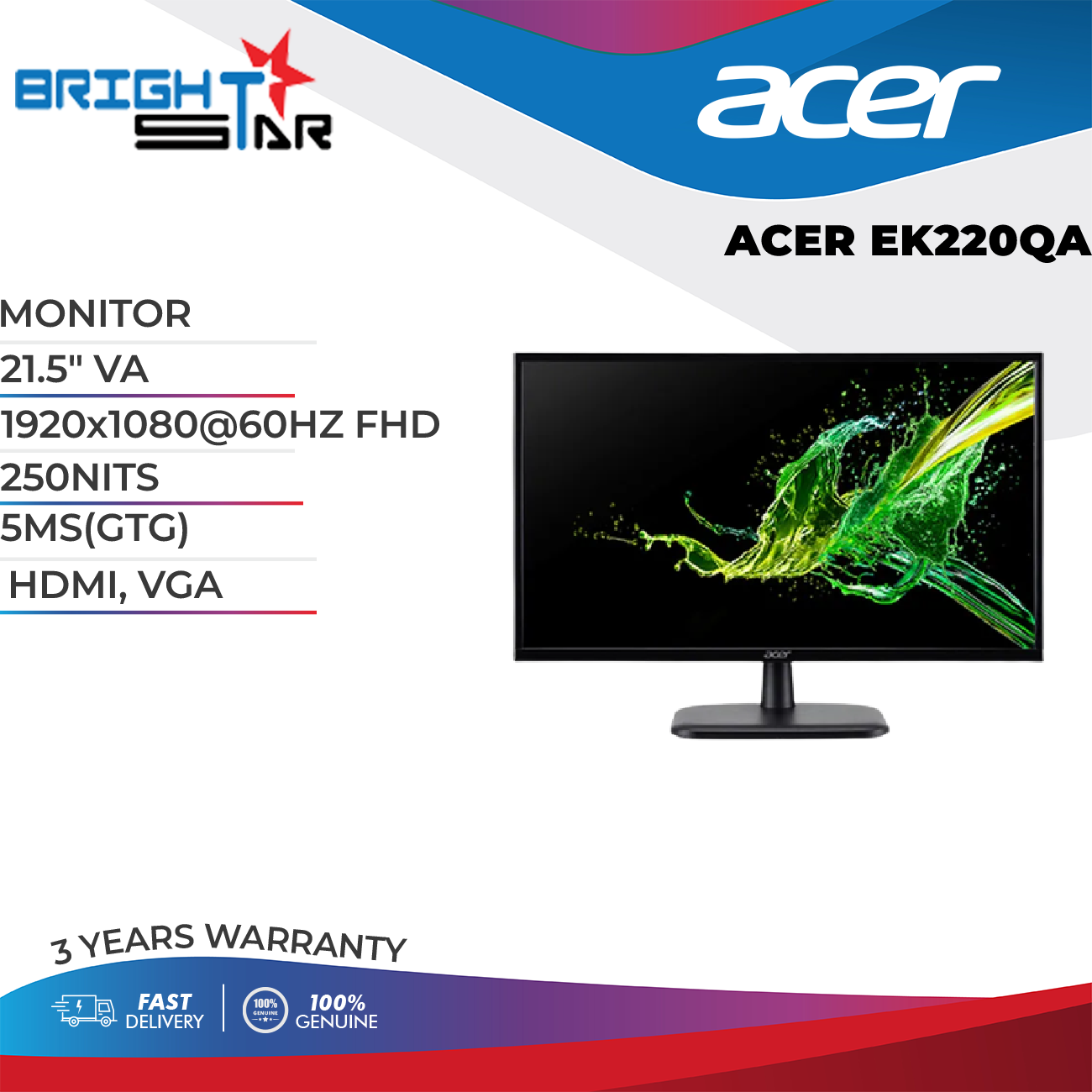 acer ek220qa