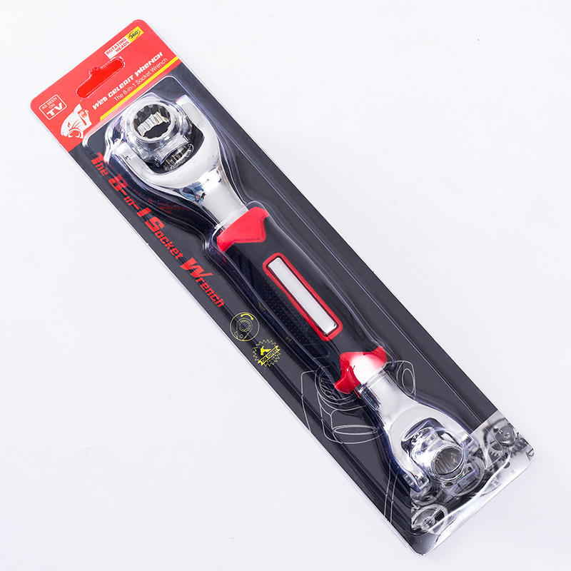 HOT d3b8w6 - Factory Direct Supply 48 One-in-One Wrench Multifunctional Wrench Rotating Dog Head Wrench 52 One-in-One Wrench
