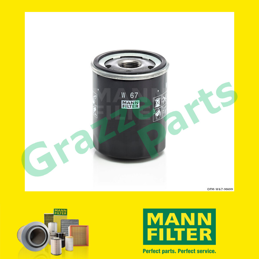 Original Mann Oil Filter W67 W 67 OC495 Mitsubishi Colt VI Colt CZ3 CZC CZT Z30 1.1 1.3 1.5 4A90 4A9