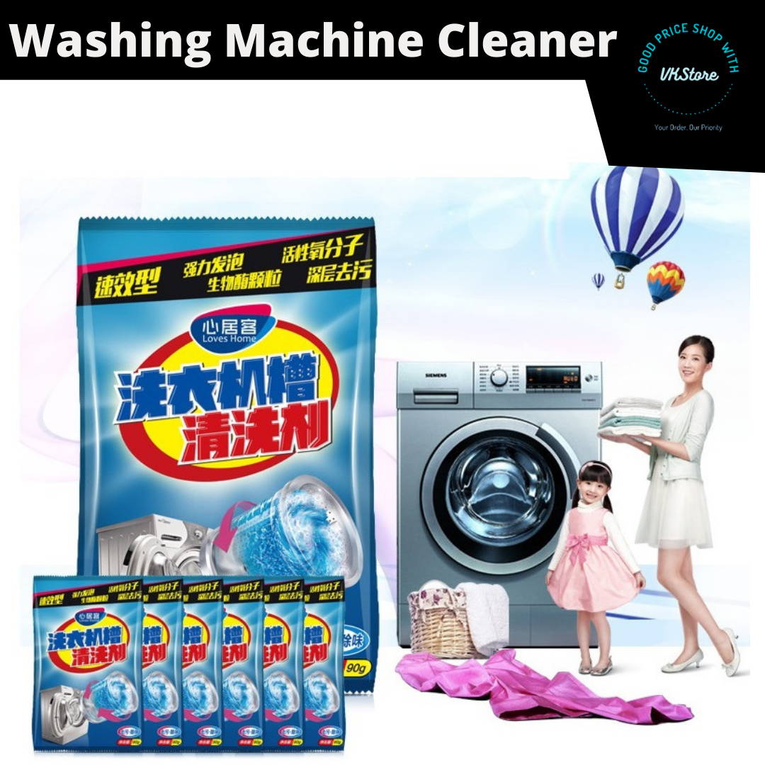 Washing Machine Cleaner Descaler Deep Cleaning Dirt Descaler Remover (90g)