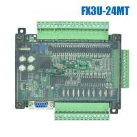 FX3U-24MR FX3U-14MT PLC Programmable Logic Controller 14DI/10DO Analog 6AI/2AO RS232 RS485 Industrial Control Board FX1N FX2N