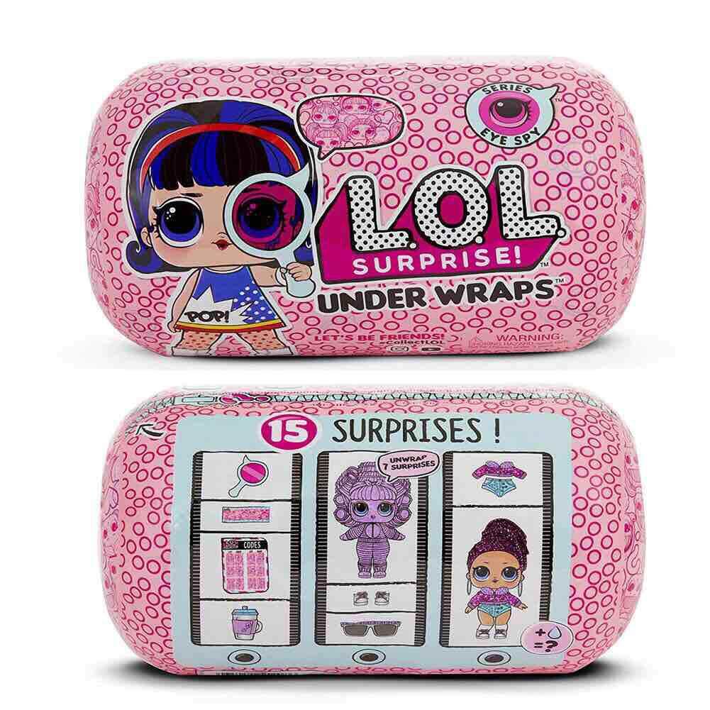 L O L 5 Surprise Ball Under Wrap Sparkle Series Doll With Surprise Doll