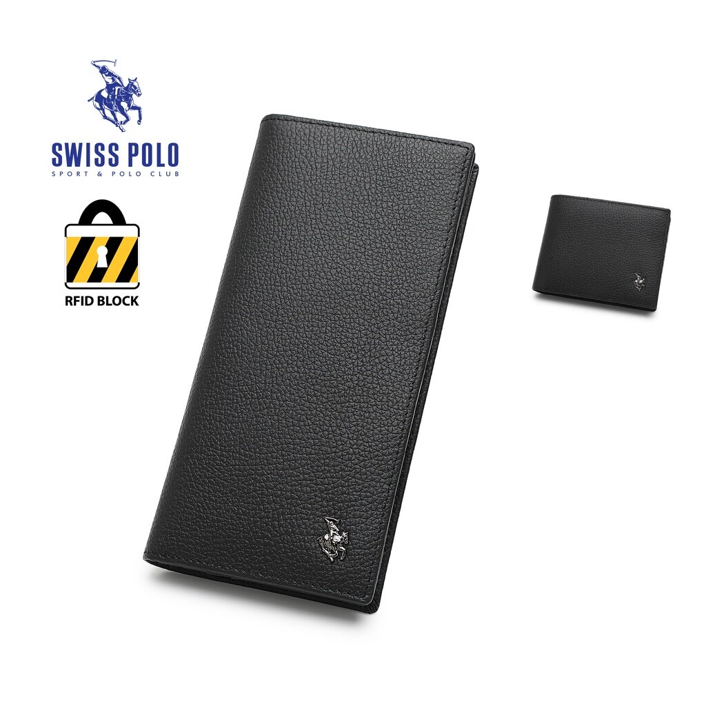SWISS POLO Genuine Leather Rfid Long Wallet SW 182 MULTI COLOR