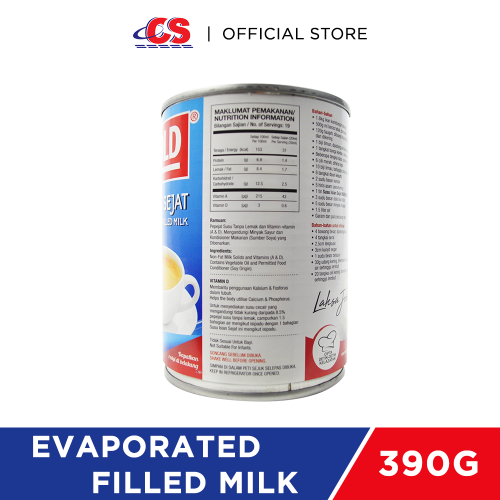 Marigold Evaporated Filled Milk 390g New Pgmall