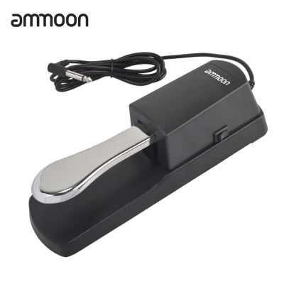 [Hot sale] ammoon Piano Keyboard Sustain Damper Pedal black