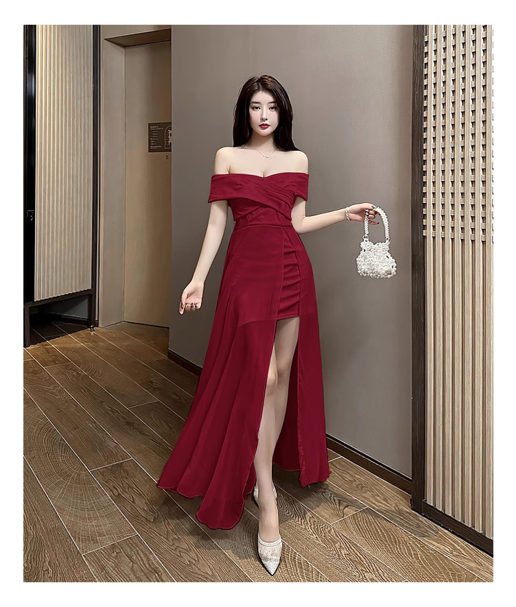 Pre-Order JYS Fashion Korean Style Women Basic Dinner Dress Collection 677 - 1862 (ETA: 2023-09-30)
