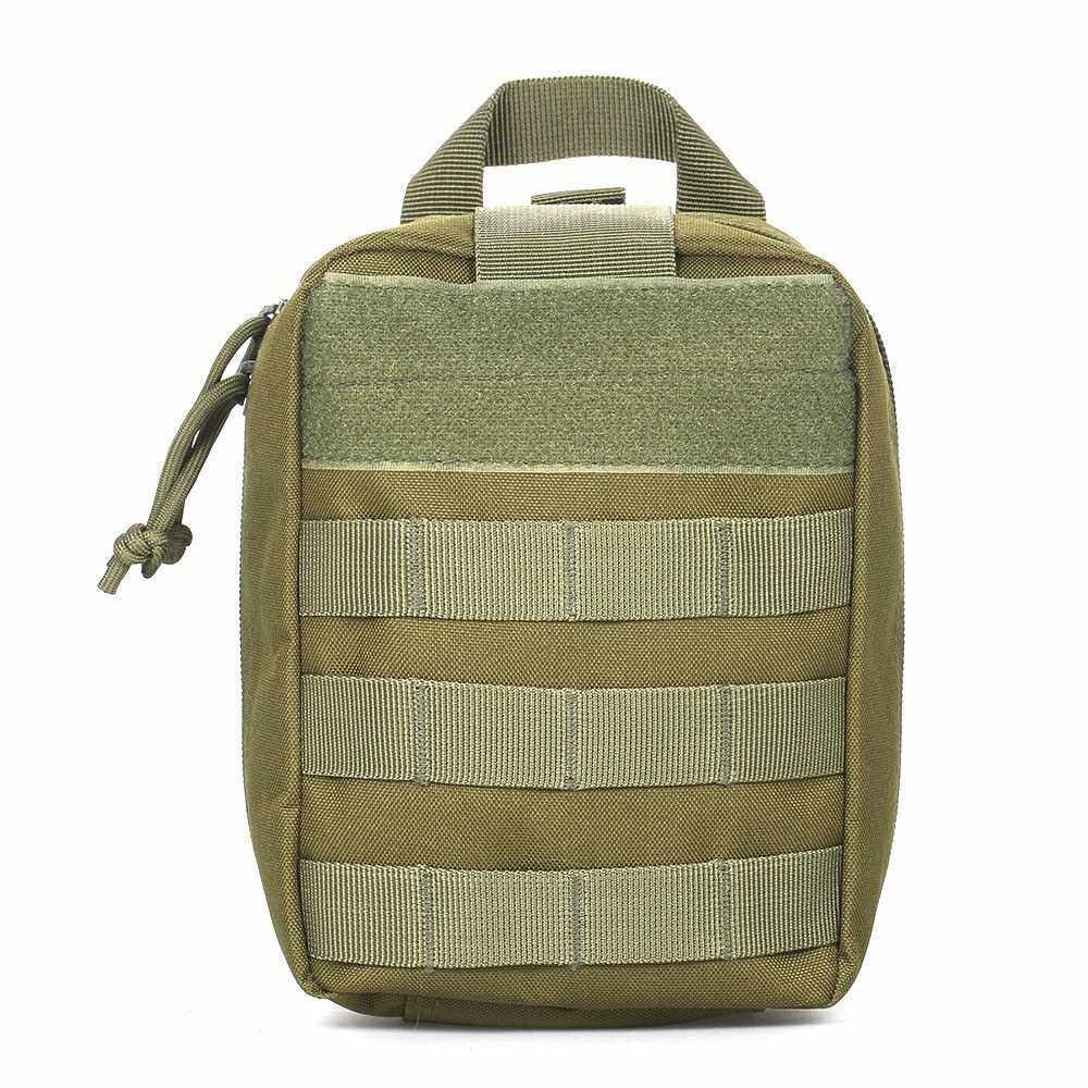 Outdoor Holster Molle Hip Waist Belt Bag Wallet Pouch Purse with Zipper (Green)