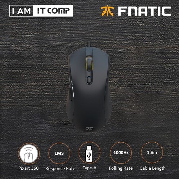 Fnatic Gear FLICK 2 Lightweight Gaming Mouse - e-sports Mouse