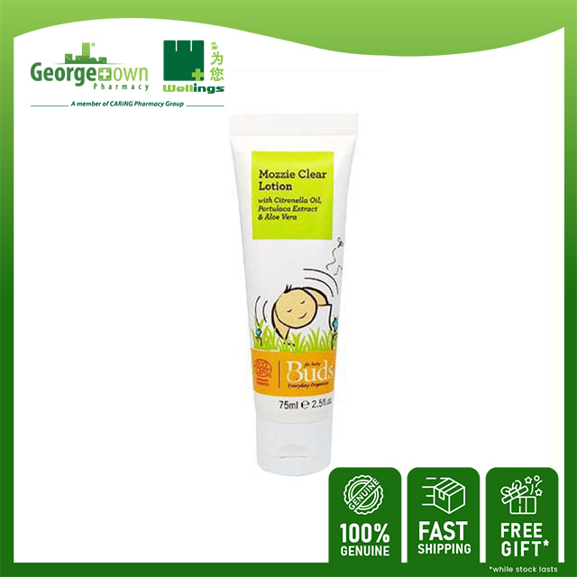 BUDS ORGANICS MOZZIE CLEAR LOTION 75ML