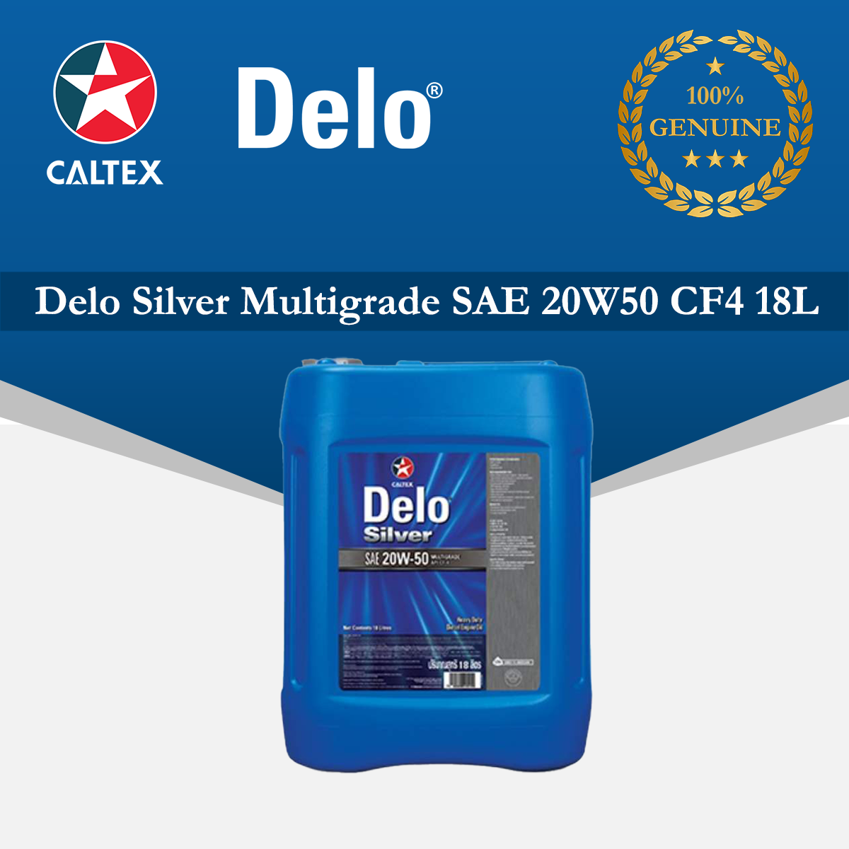 Diesel Engine Oil Caltex Delo Silver Multigrade SAE 20W50 CF4 (18 Liter) Price, Reviews WapCar