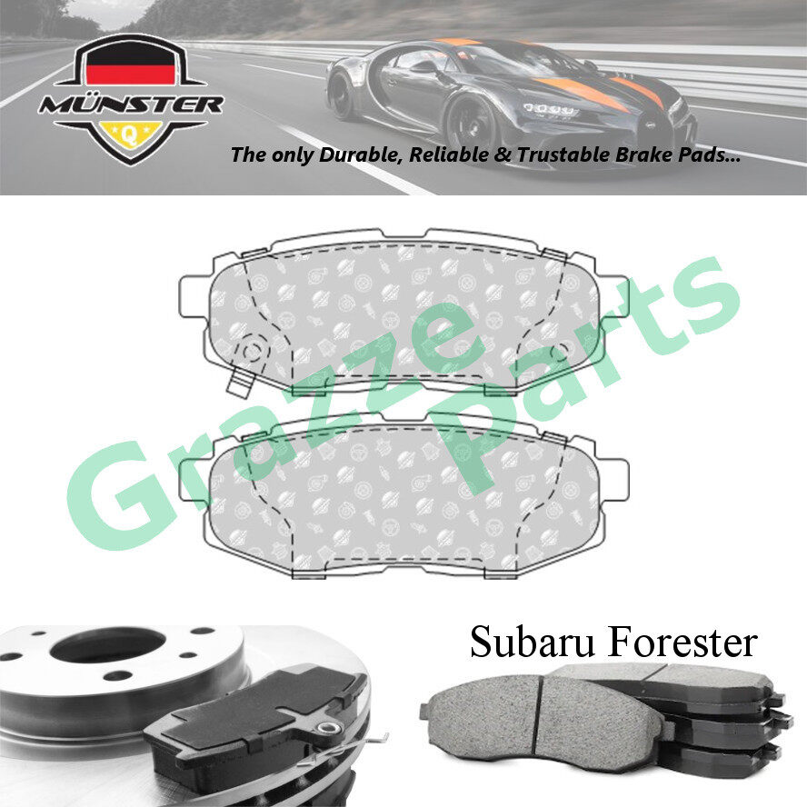 Münster Disc Brake Pad Rear for Subaru Forester (4th Gen) SJ 2.0i AWD 2.0 XT SJG 2.0 XT AWD 2013 FB2