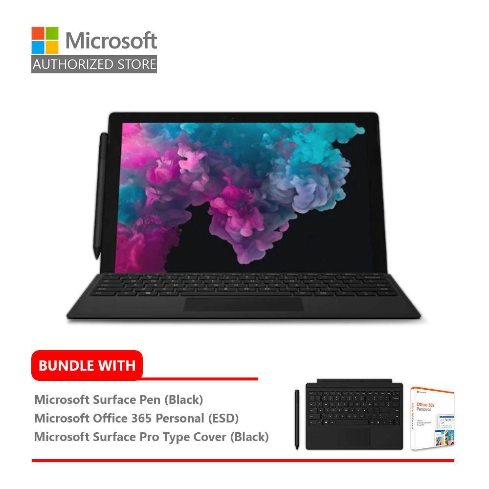 Microsoft Surface Pro 6 i5/8GB RAM - 128GB + Type Cover (Black) + Pen (Black) + Office 365 Personal