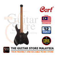 Cort Space G6MS SGTB Headless Electric Guitar ( Semi Gloss Trans Black )