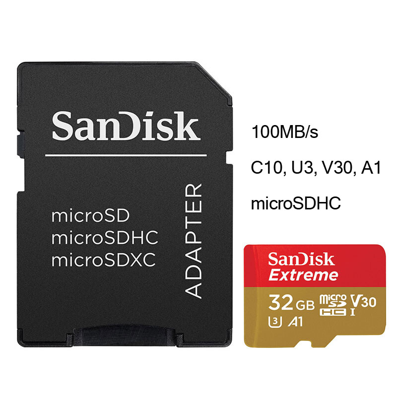 SanDisk Thẻ Nhớ Cực Micro SD Thẻ 4K UHD UHS-I C10 U3 V30 A2 MicroSDHC 32GB MicroSDXC Flash 64GB 128GB 256GB TF Thẻ
