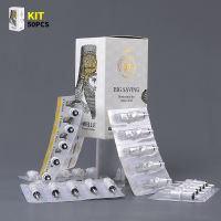 QUELLE 50Pcs Tattoo RL RS RM #08 0.2mm #10 0.3mm #12 0.35mm Standard Disposable Sterilized Safe Single Tattoo Equipment