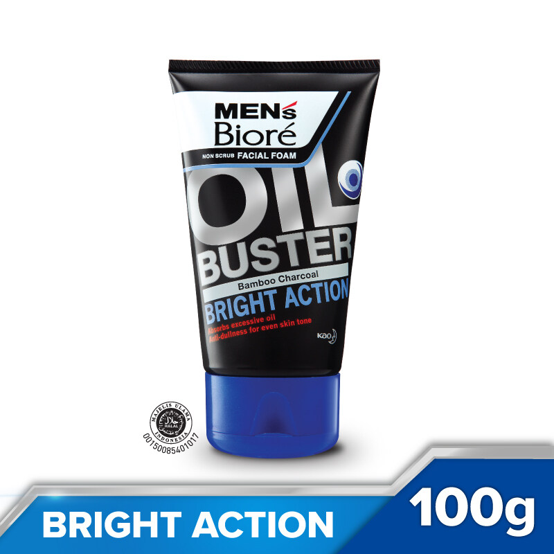 Men's Biore Facial Foam Bright Action
