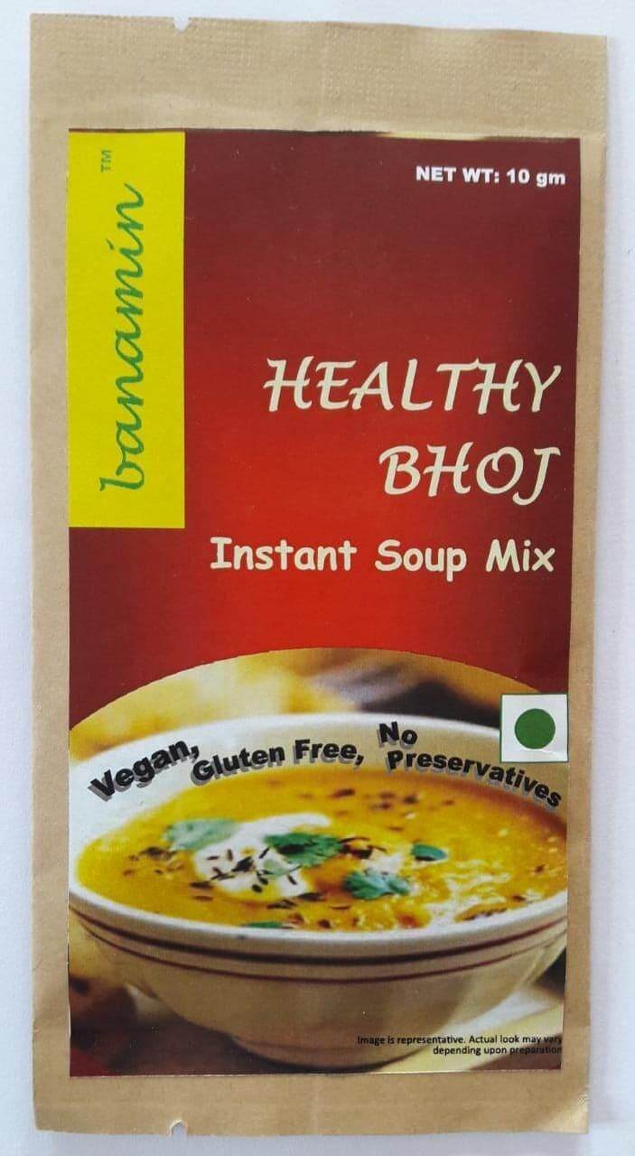 GLUTEN FREE, VEGAN BANAMIN INSTANT SOUP MIX (10gms x 5) (HALAL CERTIFIED)