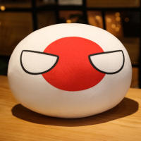 LYZRC UK JAPAN ITALY Korea USA Key Chain Countryball FRANCE RUSSIA MINI Ball Toy Gift Polandball Plush Keyring Keychain Country Ball Toy