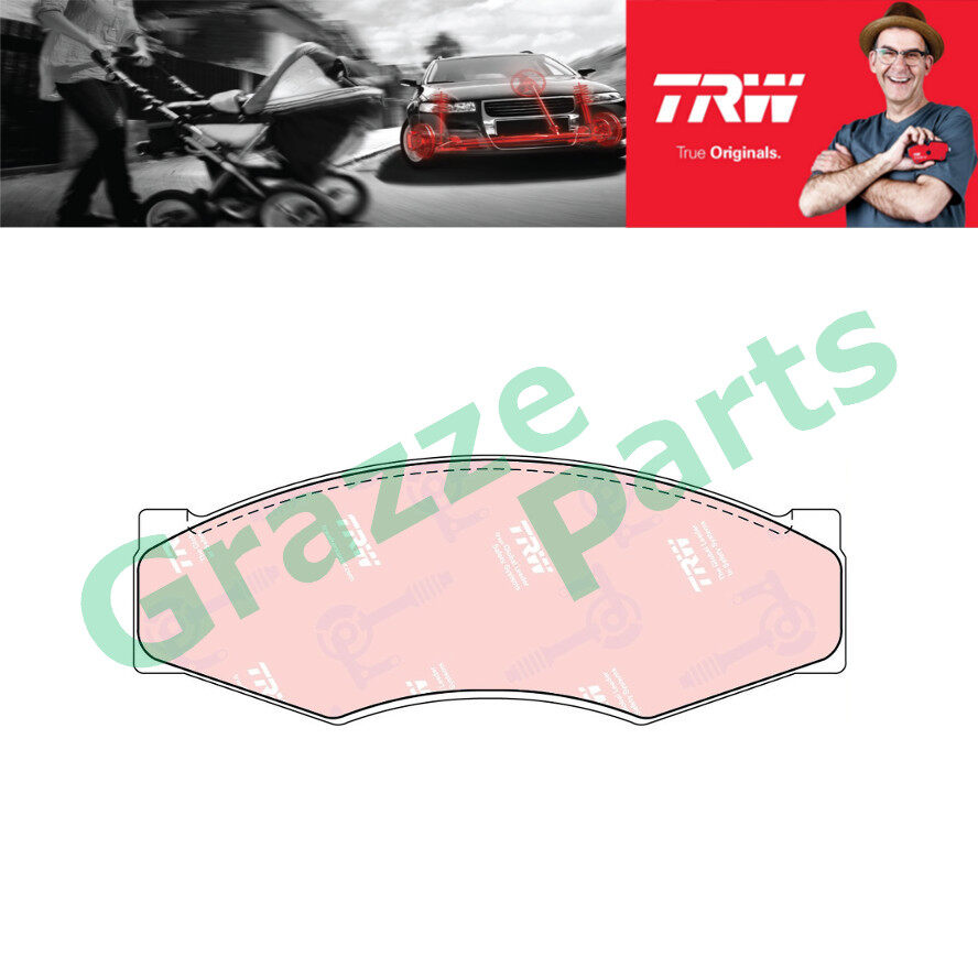 TRW Brake Pad Front for GDB318 - Nissan Terrano TD27