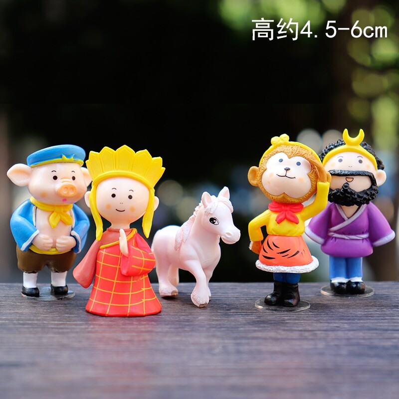 Journey to the West Q Version Mini Decoration Toy Set 5pcs 西游记