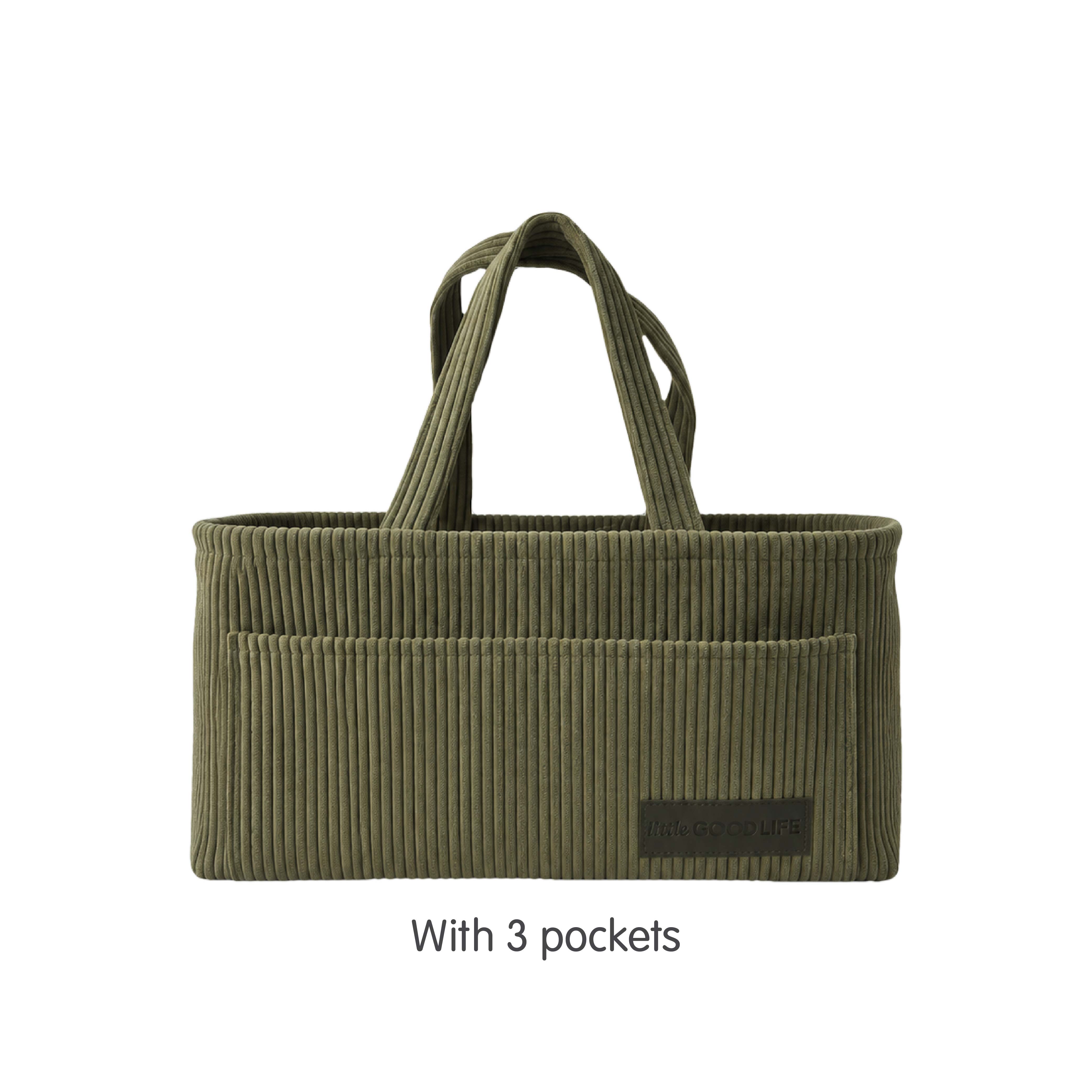 Corduroy Diaper Caddy