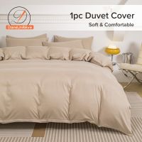 Dansunreve Plain Duvet Cover White Hotel Quality Soft Quilt Cover Comforter Cover Washable Single Queen King