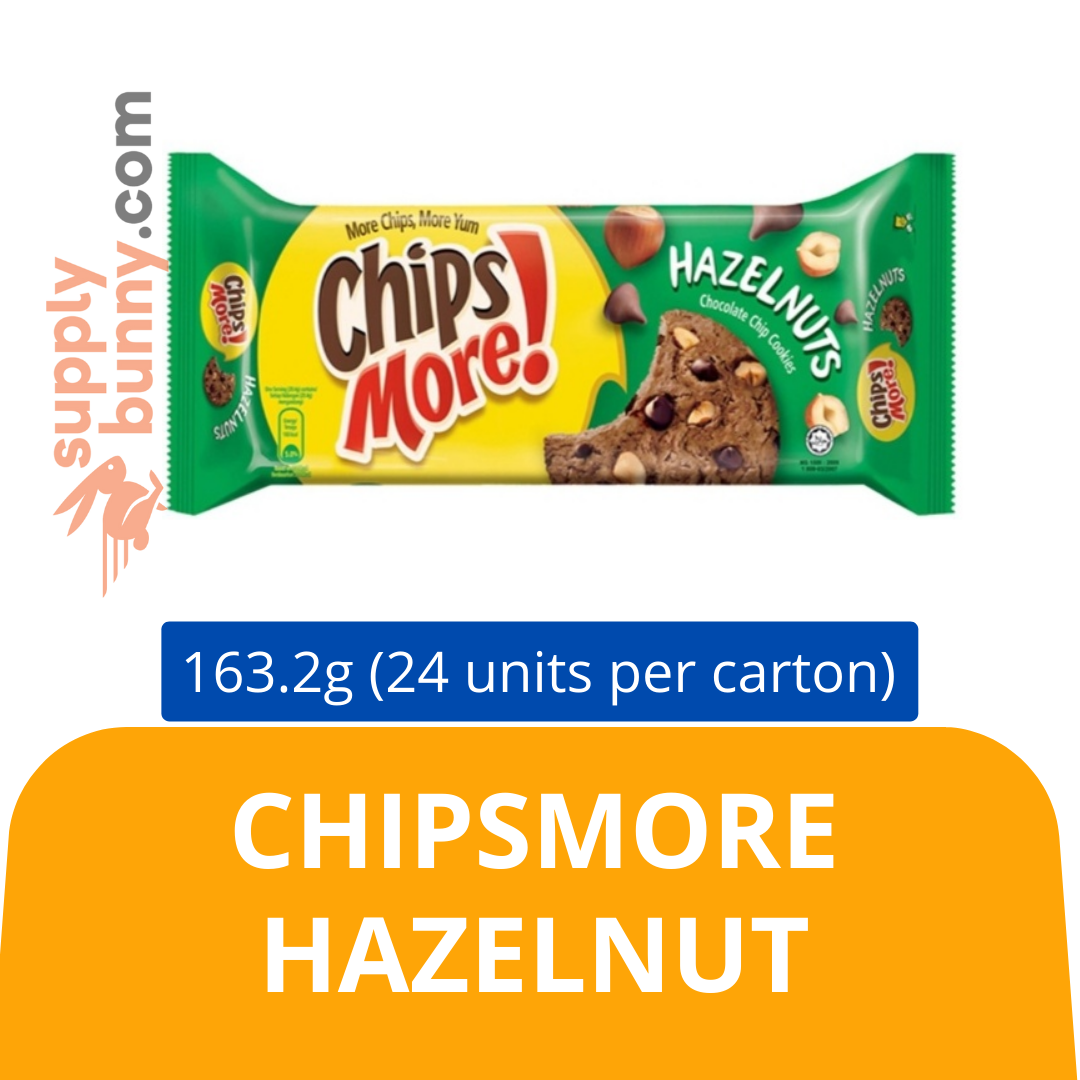 Chipsmore Hazelnut (163.2g x 24 packs) (sold per carton) 趣多多藍栗子 餅乾 PJ Grocer Biskut Chipsmore Hazelnut