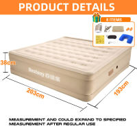 *Free 8 Items* BESTWAY Tilam Udara Kembung Saiz Double dengan Pam Elektrik Automatik Inflatable Air Bed Double Size with Electric Pump Automatic Portable Foldable For Camping Tent Camping Air Bed Tilam Angin Queen King Size