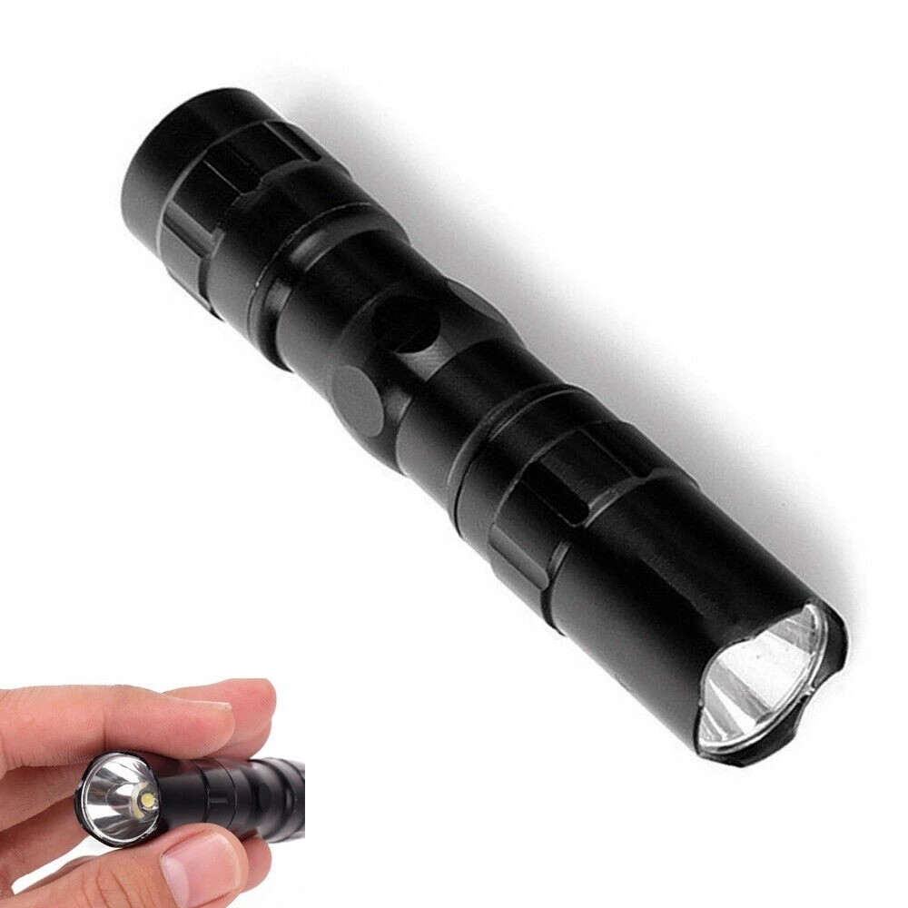 Đèn pin led mini chống nước đèn pin điện nhỏ bằng nhôm đèn câu cá ban đêm công suất cao