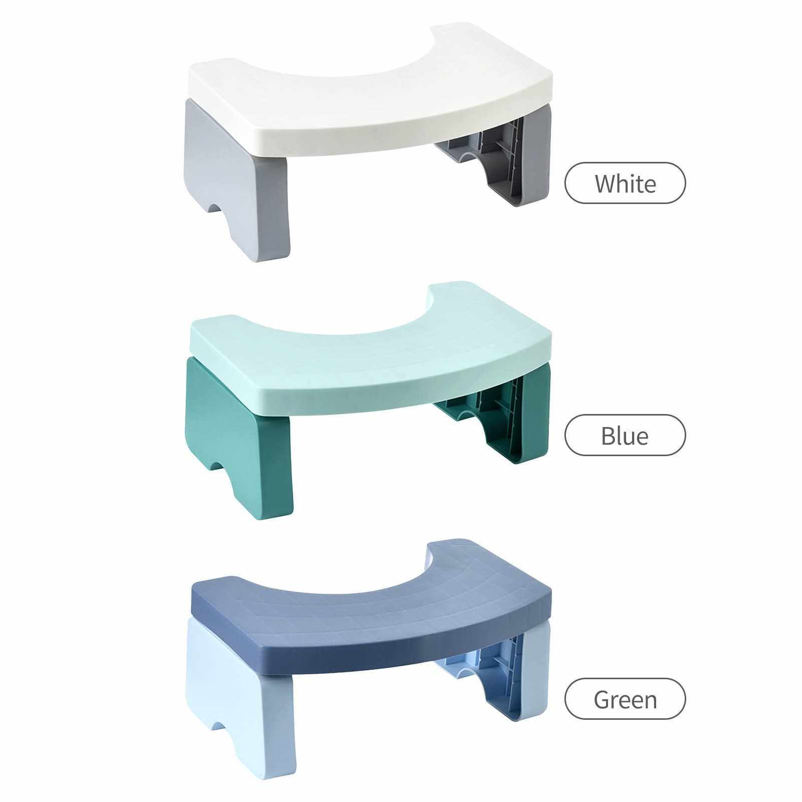 BEST SELLER Detachable Toilet Stool with Non-Slip Base Splicable Potty Step Stool Sitting Posture Foot Stool Bathroom Toilet Potty Stool for Kids Adults Pregnant Woman (Blue)