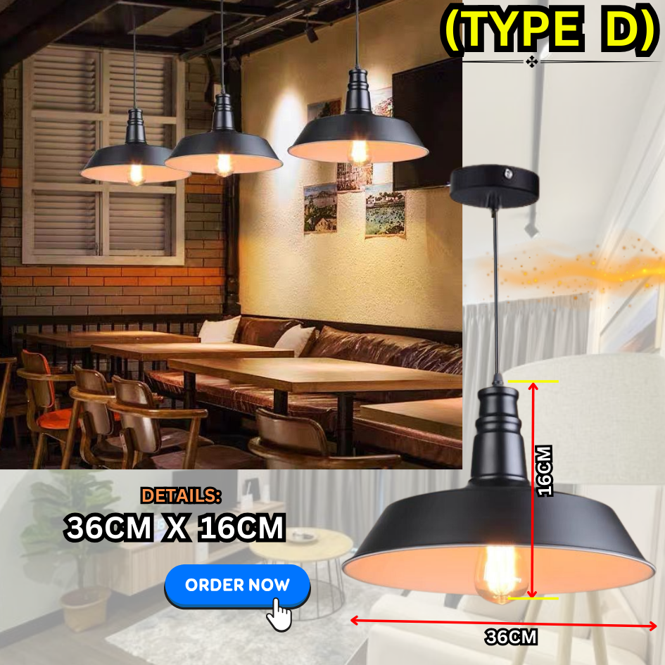 🔥NEW ARRIVAL & PROMOTION🔥Modern Ceiling Pendant Light lampu gantung aesthetic murah lampu antik pendant light murah