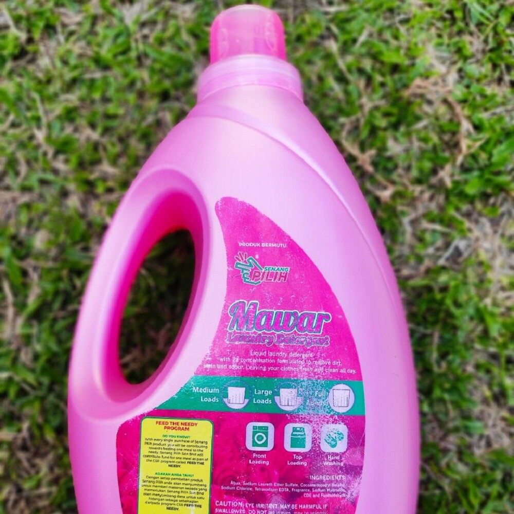 [ Local Ready Stocks ] Mawar Anti Bacteria Laundry Detergent Pencuci Pakaian Pembasmi Kuman ( 5L ) #senangpilih