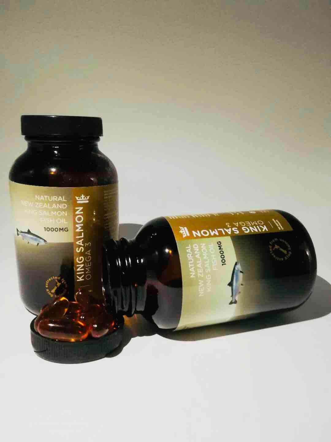 100 Pure New Zealand King Salmon Fish Oil (PREMIUM QUALITY)