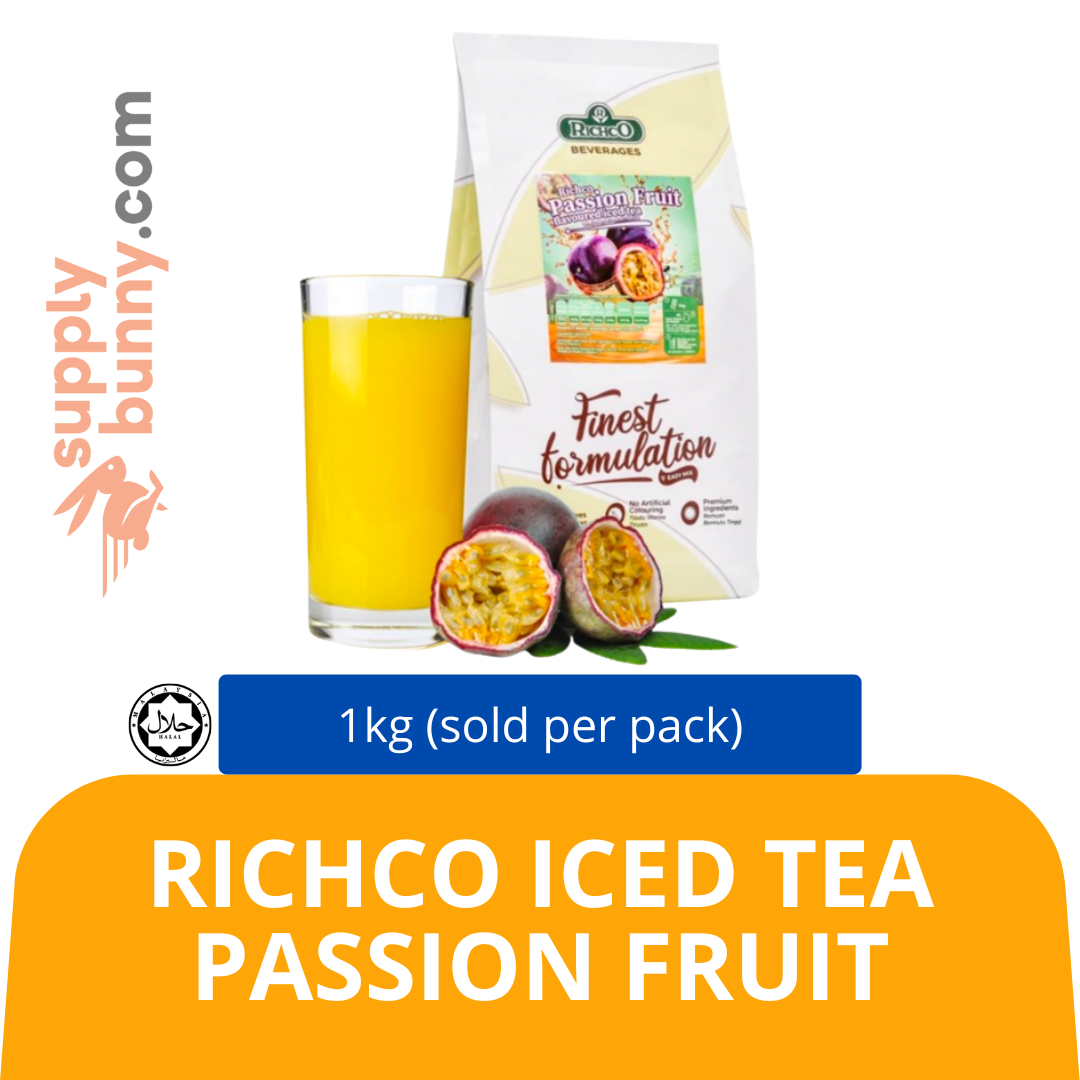 RichCo Iced Tea Passion Fruit 1kg (sold per pack) RichCo
