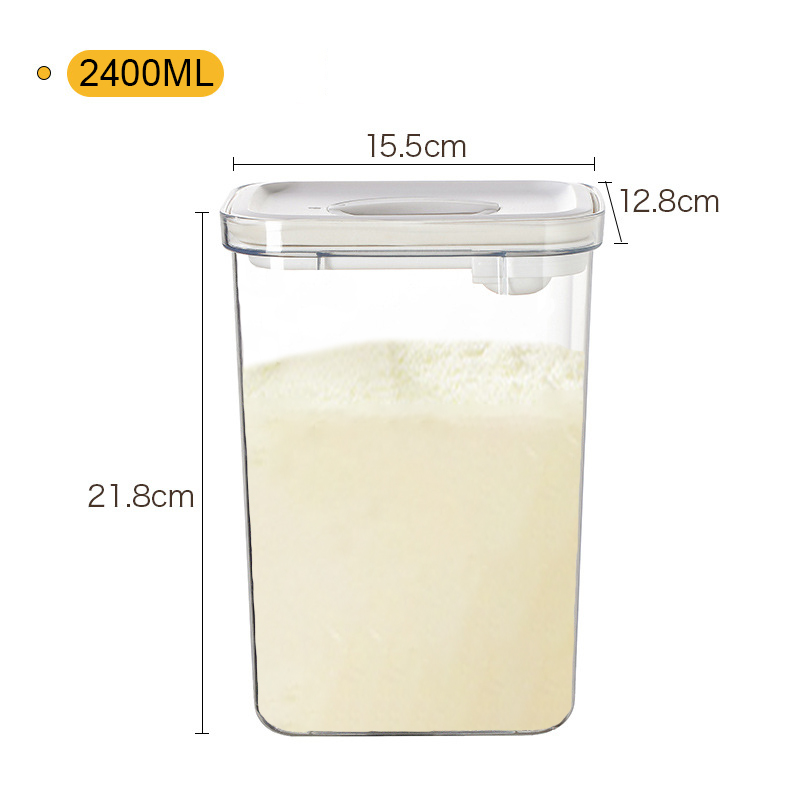 Bekas Susu Airtight Food Storage BPA Free Airtight Baby Milk Powder Container