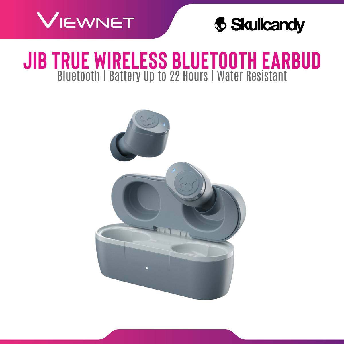 Skullcandy JIB Ture wireless Bluetooth with IPX4 Sweat and Water Resistant , 22 Hours Total Battery