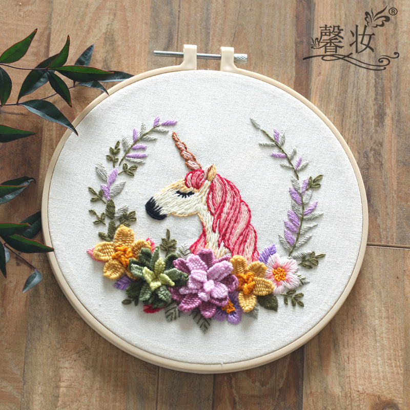 Embroidery Set/ Embroidery Kit Needlework for Beginner Cross Stitch DIY Starter Kit Set